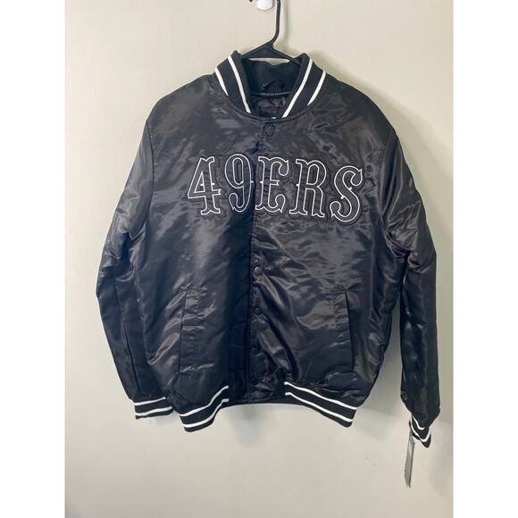 New Starter Black Label SF 49ers Puffer Jacket Size Medium - Picture 1 of 3